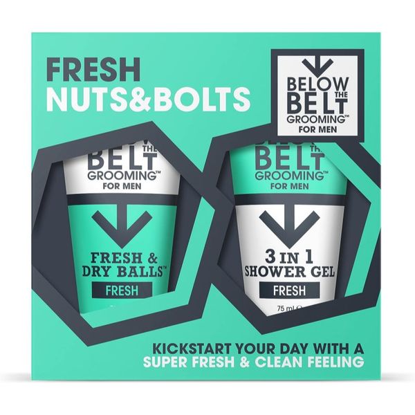Below the Belt Grooming Below the Belt Grooming Fresh Nuts and Bolts poklon set (za intimnu higijenu)