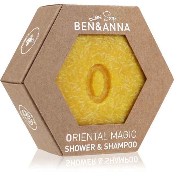 BEN&ANNA BEN&ANNA Love Soap Shower & Shampoo čvrsti šampon i gel za tuširanje 2 u 1 Oriental Magic 60 g