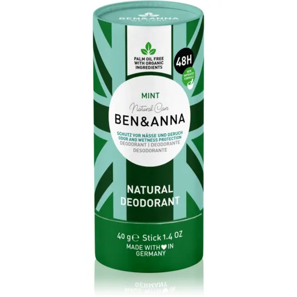 BEN&ANNA BEN&ANNA Natural Care Mint prirodni čvrsti dezodorans 40 g