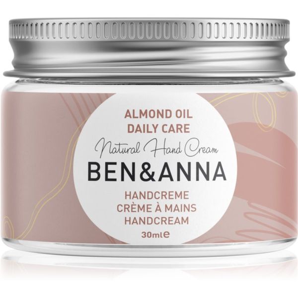 BEN&ANNA BEN&ANNA Natural Hand Cream Daily Care krema za ruke s bademovim uljem 30 ml