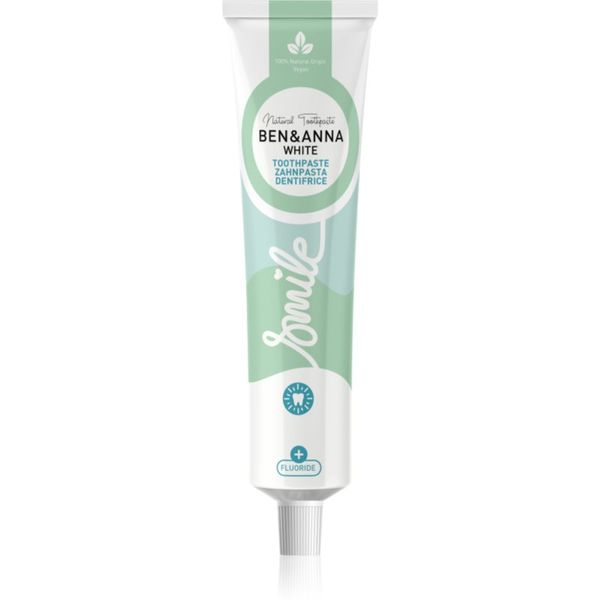 BEN&ANNA BEN&ANNA Toothpaste White prirodna zubna pasta s fluoridem 75 ml