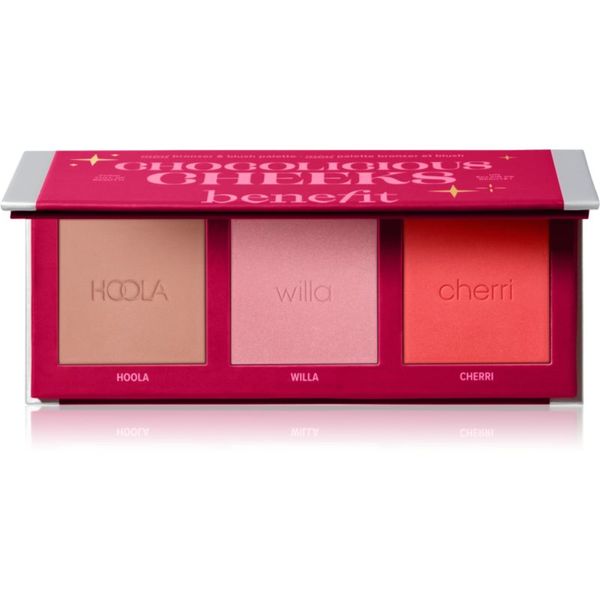 Benefit Benefit Chocolicious Cheeks multifunkcionalna paleta 3x2.5 g