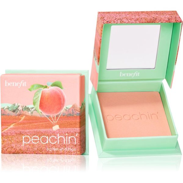 Benefit Benefit Peachin' WANDERful World puder- rumenilo nijansa Golden peach 6 g