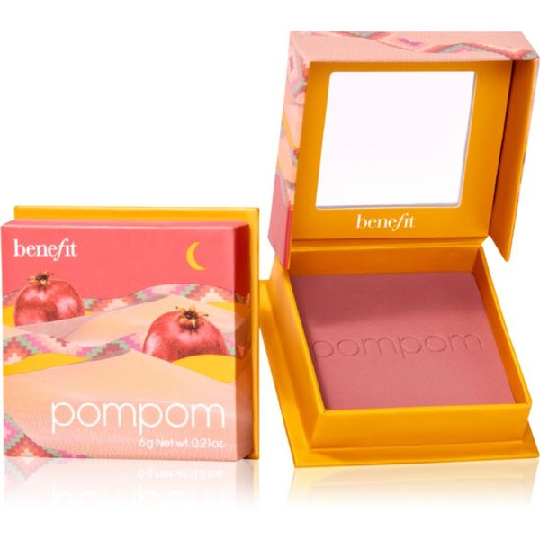 Benefit Benefit PomPom WANDERful World puder- rumenilo nijansa Pomegranate rose 6 g