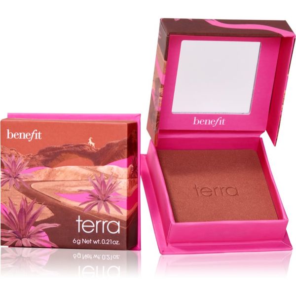 Benefit Benefit Terra WANDERful World puder- rumenilo nijansa Golden brick-red 6 g