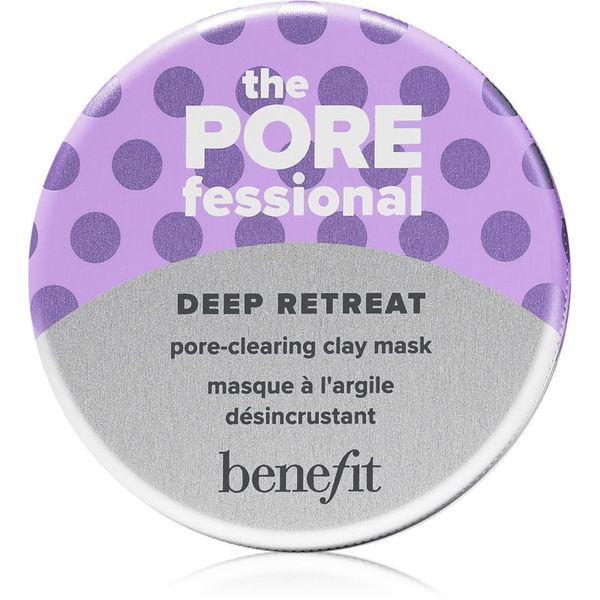 Benefit Benefit The POREfessional Deep Retreat Mini maska od gline za čišćenje lica za proširene pore 30 ml