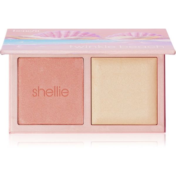 Benefit Benefit Twinkle Beach Blush & Highlighter Duo Palette multifunkcionalna paleta 4 g