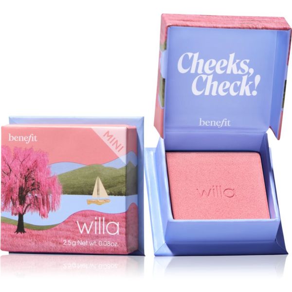 Benefit Benefit Willa WANDERful World Mini puder- rumenilo nijansa Soft neutral-rose 2,5 g