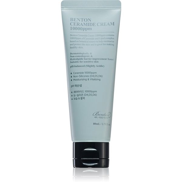 Benton Benton Ceramide umirujuća i hidratantna krema za regeneraciju i obnovu lica 80 ml