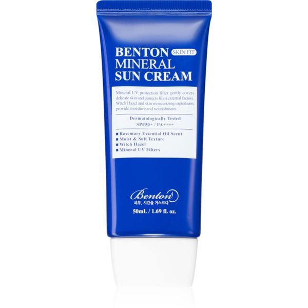 Benton Benton Skin Fit Mineral mineralni fluid za sunčanje za lice SPF 50+ 50 ml
