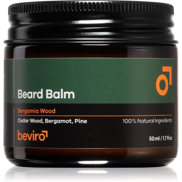 Beviro Beviro Beard Balm Bergamia Wood balzam za bradu za muškarce 50 ml