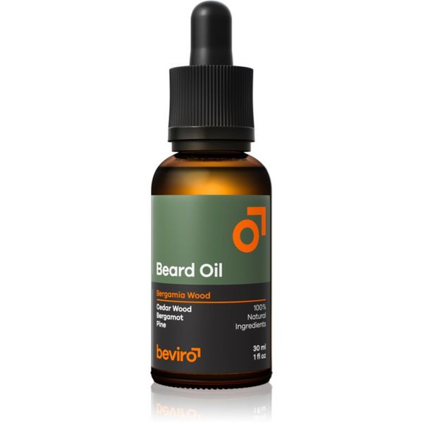 Beviro Beviro Bergamia Wood ulje za bradu s mirisom drva 30 ml