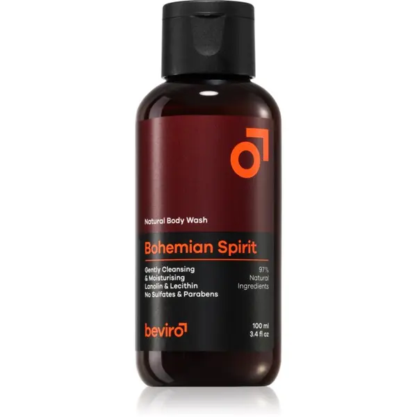 Beviro Beviro Bohemian Spirit Natural Body Wash prirodni gel za tuširanje za muškarce 100 ml