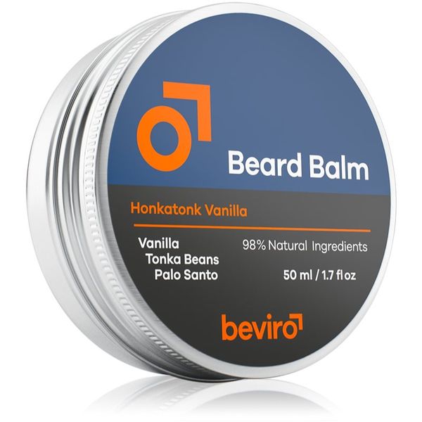 Beviro Beviro Honkatonk Vanilla Beard Balm balzam za bradu 50 ml