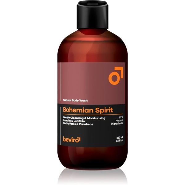 Beviro Beviro Natural Body Wash Bohemian Spirit gel za tuširanje za muškarce 250 ml