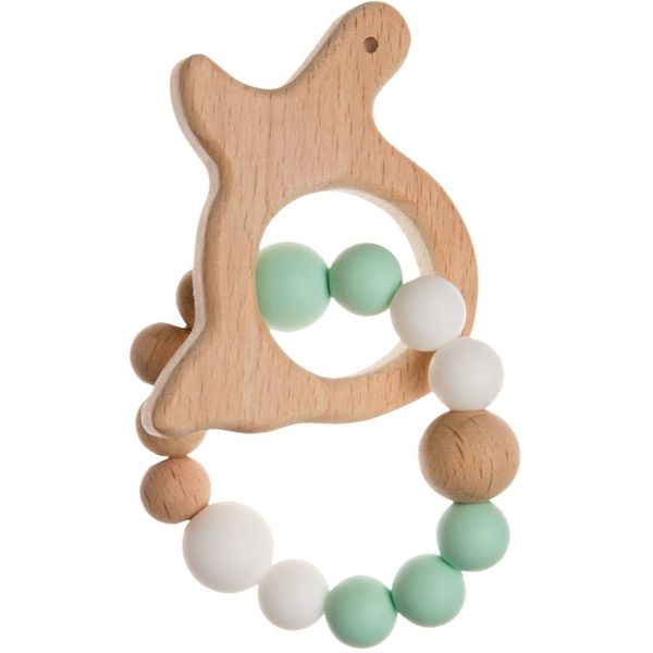 Biberschatz Biberschatz Teether Tortuga Verde grickalica za bebe 1 kom