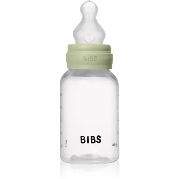 BIBS BIBS Anti-Colic Baby Bottle Silicone bočica protiv kolika sa silikonskim sisačem Sage 150 ml