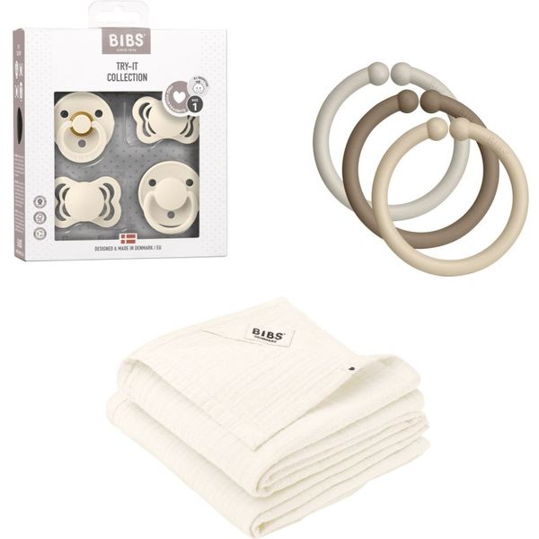 BIBS BIBS Baby Gift Set Big poklon set Ivory (za bebe)