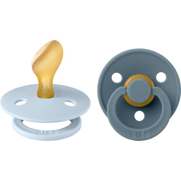 BIBS BIBS Colour Anatomical 0-6 months duda Baby Blue / Petrol 2 kom