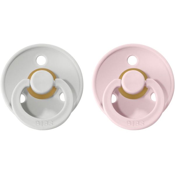 BIBS BIBS Colour Natural Rubber Size 2: 6+ months duda Haze / Blossom 2 kom