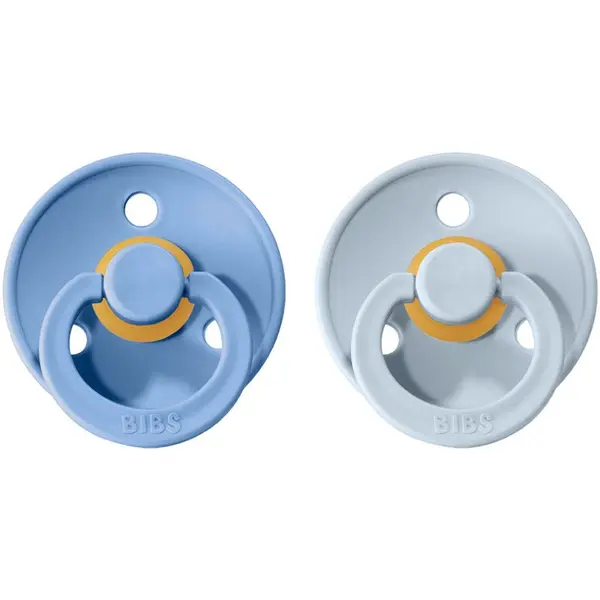 BIBS BIBS Colour Natural Rubber Size 2: 6+ months duda Sky Blue / Baby Blue 2 kom