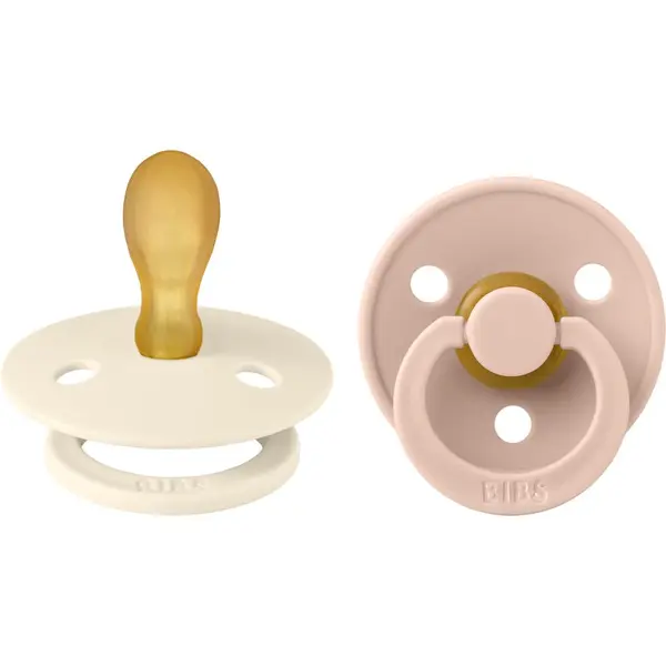 BIBS BIBS Colour Size 1: Symmetrical 0-6 months duda Ivory / Blush 2 kom