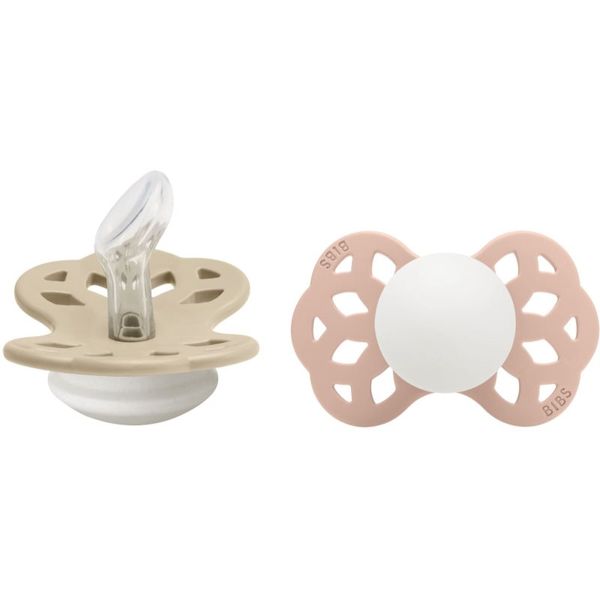 BIBS BIBS Infinity NIght Anatomical duda Vanilla / Blush 2 kom