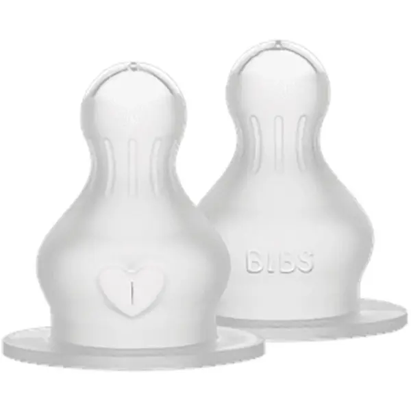 BIBS BIBS Silicone Bottle Nipple sisač za bočicu Fast Flow 2 kom