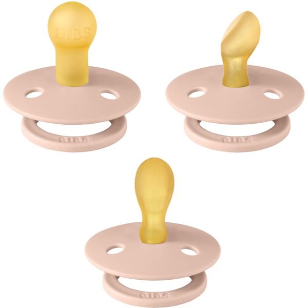 BIBS BIBS Try-It Size 1: 0+ months set za djecu od rođenja Blush 3 kom