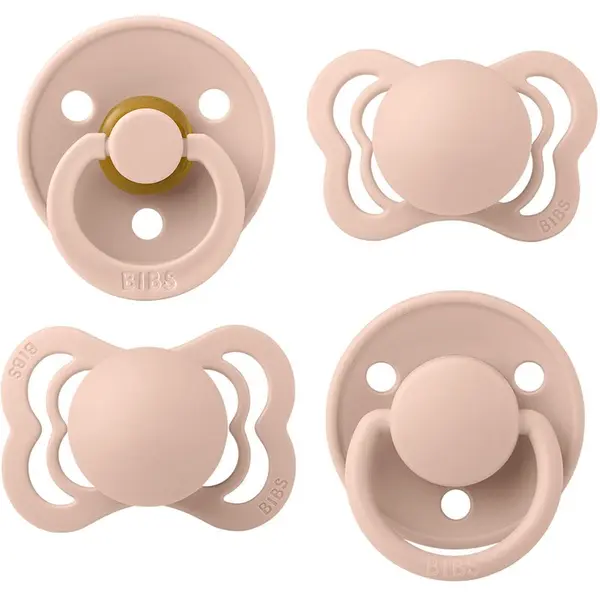 BIBS BIBS Try-It Size 1: 0+ months set za djecu od rođenja Blush