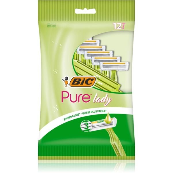 BIC BIC PURE3 Lady britvica za jednokratnu uporabu za žene 12 kom