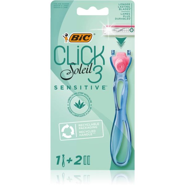 BIC BIC Soleil Click Sensitive brijaći aparat za žene + zamjenske britvice 2 kom 1 kom