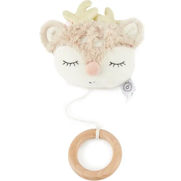 Bieco Bieco Musical Toy Fawn Ella viseća igračka kontrastnih boja s melodijom 0 m+ 1 kom