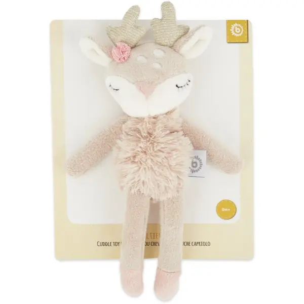 Bieco Bieco Toy with Rattle Fawn Ella plišana igračka sa zvečkom 0 m+ 1 kom