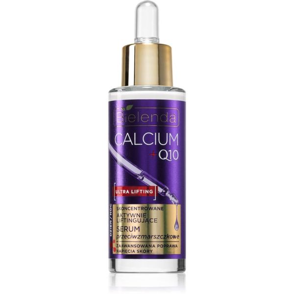 Bielenda Bielenda Calcium + Q10 Concentrated actively lifting anti-wrinkle serum day/night lifting serum za učvršćivanje kontura lica za dan i noć 30 ml