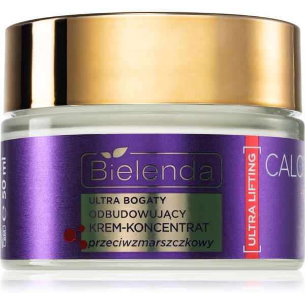 Bielenda Bielenda Calcium + Q10 Ultra rich rebuilding cream anti-wrinkle concentrate for the night regenerirajuća krema protiv bora za noć 50 ml