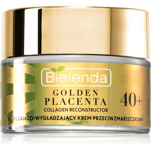 Bielenda Bielenda Golden Placenta Collagen Reconstructor krema za hidrataciju i zaglađivanje lica  40+ 50 ml