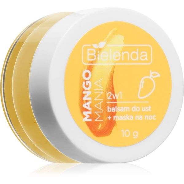 Bielenda Bielenda Lip Care Lip Balm + Night Mask balzam za usne s mirisom Mango Mania 10 g