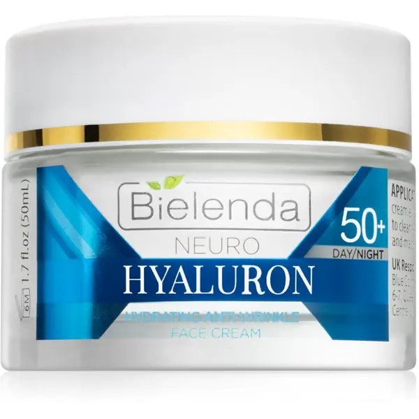 Bielenda Bielenda Neuro Hyaluron hidratantna krema za lice za dan i noć 50+ 50 ml