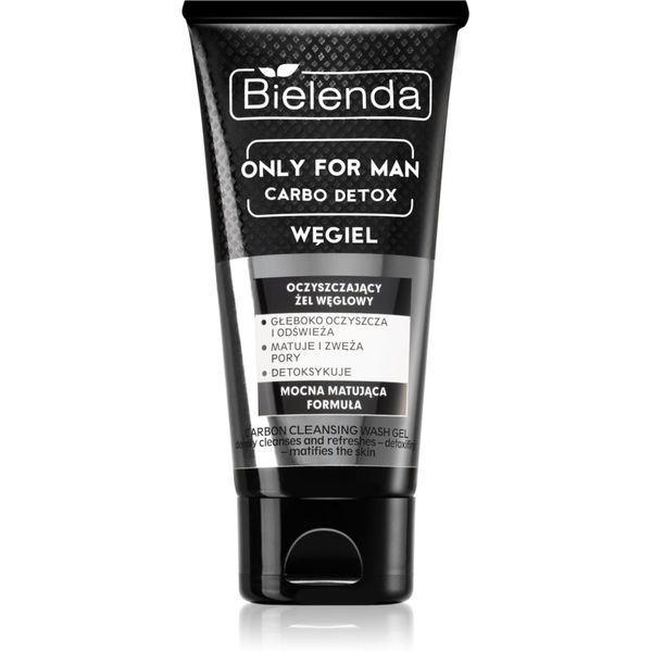 Bielenda Bielenda Only for Men Carbo Detox matirajući gel za čišćenje za muškarce 150 g