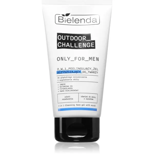 Bielenda Bielenda Only For Men Outdoor Challenge piling gel za čišćenje za lice 150 g