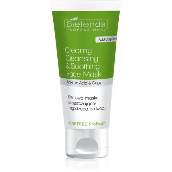 Bielenda Professional Bielenda Professional Acne Free ProExpert maska za čišćenje lica s umirujućim efektom 150 ml