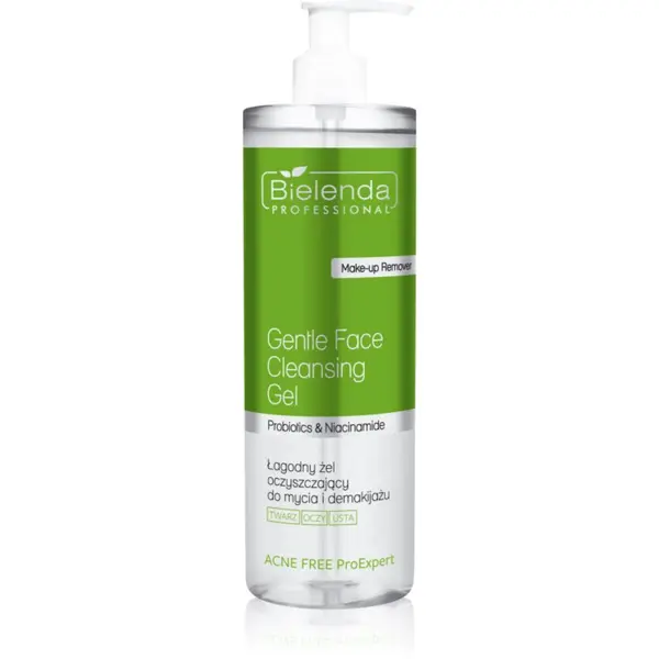 Bielenda Professional Bielenda Professional Acne Free ProExpert nježni gel za čišćenje za lice i područje oko očiju 500 ml