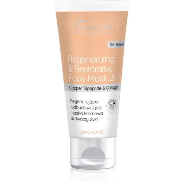 Bielenda Professional Bielenda Professional Lipid Care Regenerating & Restorative Face Mask 2in1 regenerirajuća maska za lice s kolagenom 150 ml