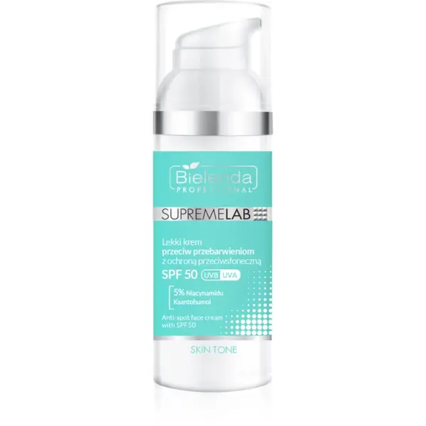 Bielenda Professional Bielenda Professional Supremelab Skin Tone dnevna krema protiv pigmentnih mrlja SPF 50 50 ml