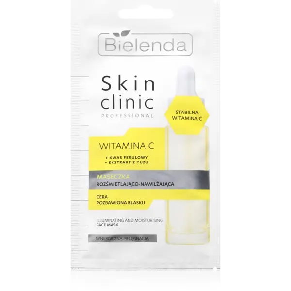 Bielenda Bielenda Skin Clinic Professional Vitamin C posvjetljujuća hidratantna maska za noć 8 g