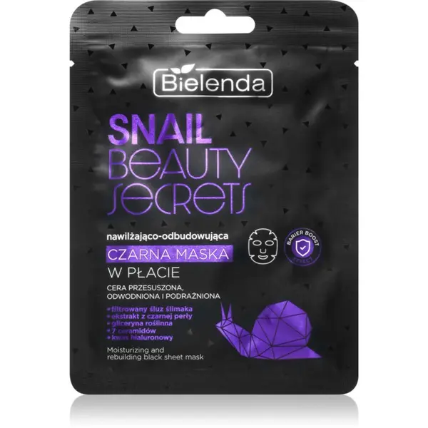 Bielenda Bielenda Snail Beauty Secrets hidratantna sheet maska za suho i nadraženo lice 1 kom