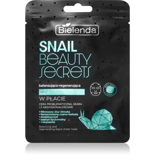 Bielenda Bielenda Snail Beauty Secrets regenerirajuća maska za problematično lice, akne 1 kom