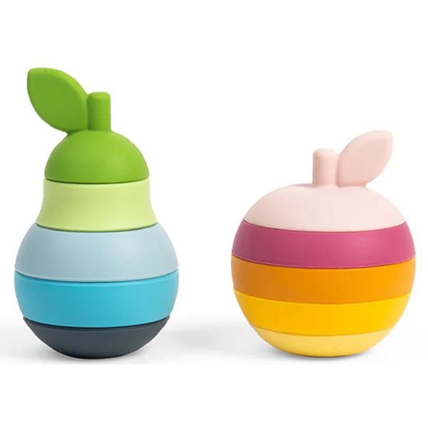 Bigjigs Toys Bigjigs Toys Stacking Apple & Pear čašice za slaganje 1 y+ 2x5 kom