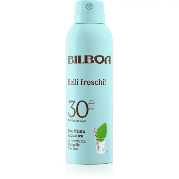 Bilboa Bilboa Belli Freschi sprej za sunčanje s pepermintom SPF 30 150 ml